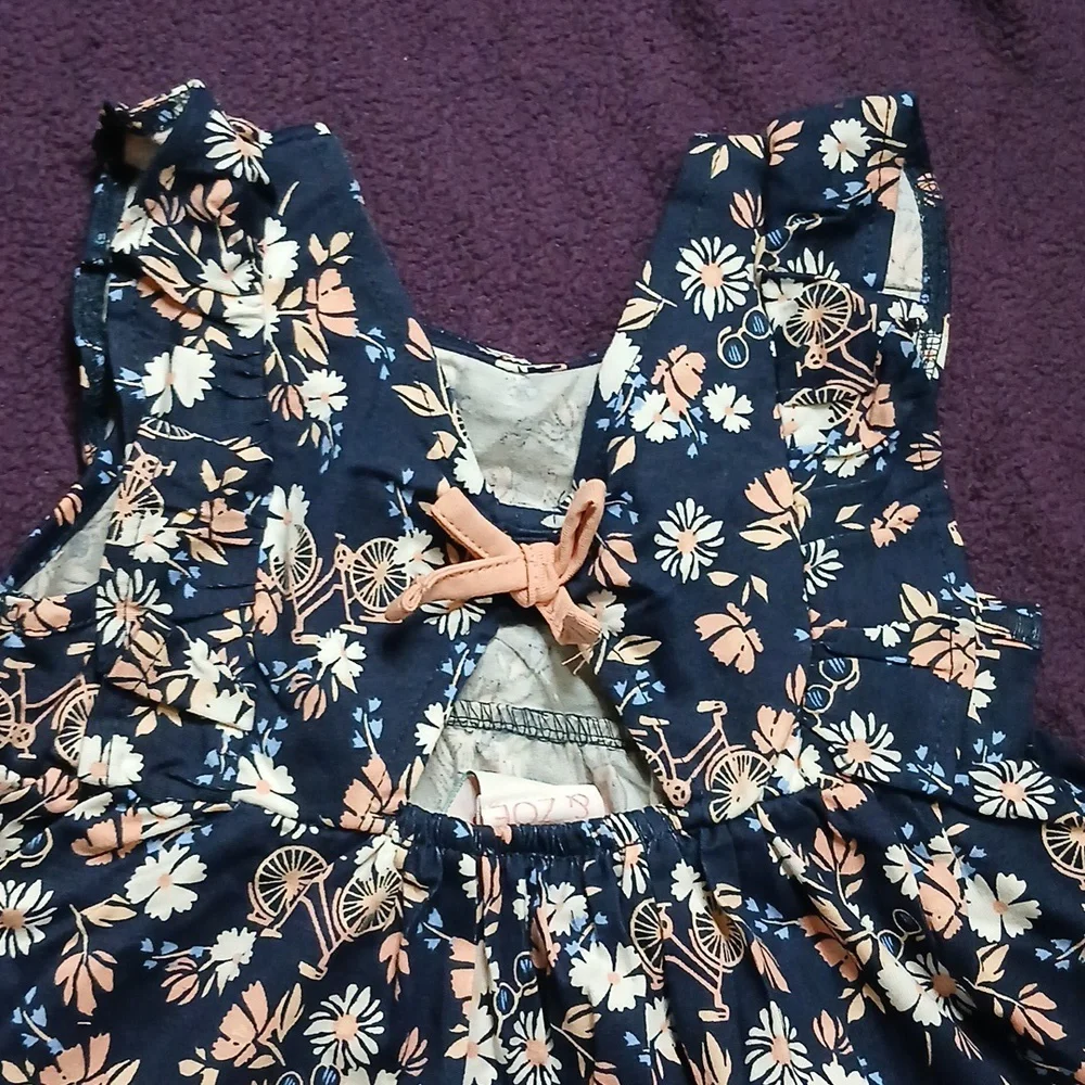 Maggie & Zoe Mix and Match‎ 4 Piece Set Baby Girl tops and Bike shorts|Size: 24M